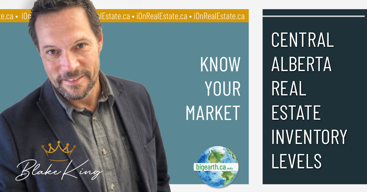 Central Alberta real estate inventory report starting 2023