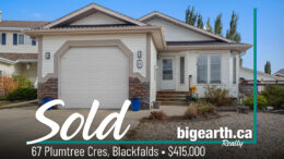 SOLD IN BLACKFALDS, AB